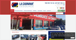 Desktop Screenshot of desguacecaravana.com